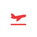 temporary airport fencing icon